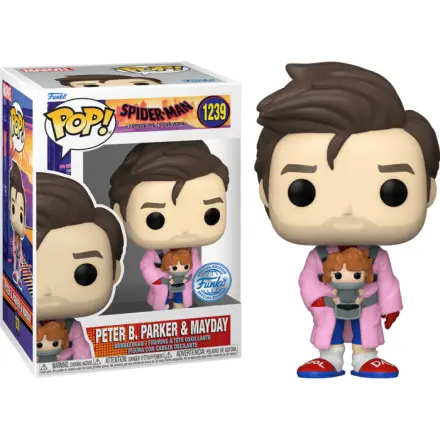 Spider-Man: Across the Spider-Verse Funko POP! Figurina Vinil Peter B. Parker & Mayday 9 cm poza produsului