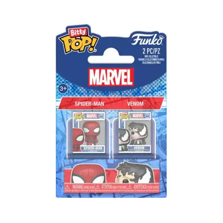 Spider-Man Bitty Funko POP! Figurine din Vinil 2-pack Spider-Man&Vnm poza produsului