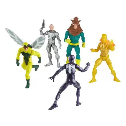 Set 5 figurine de acțiune Spider-Man Marvel Legends Spider-Man, Silvermane, Human Fly, Molten Man, Razorback 15 cm termékfotója