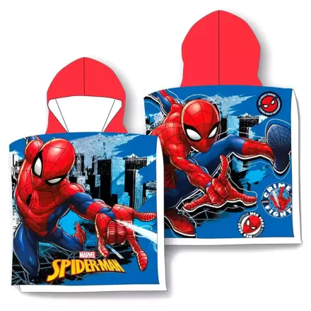 Marvel Spiderman microfibre poncho prosop termékfotója