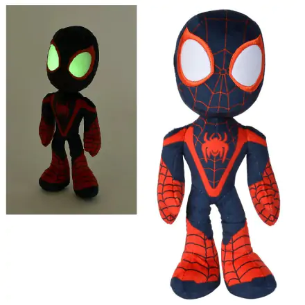 Figurină de pluș Marvel cu ochi care strălucesc în întuneric Miles Morales 25 cm termékfotója