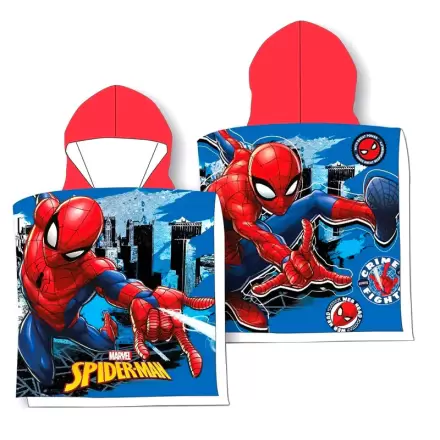 Marvel Spiderman prosop poncho din bumbac termékfotója