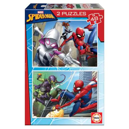 Marvel Spiderman puzzle 2x48 piese termékfotója