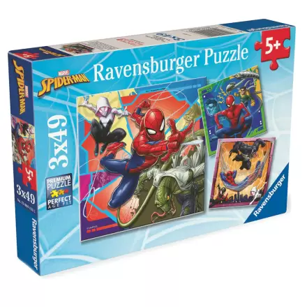 Marvel Spiderman puzzle 3x39 buc poza produsului