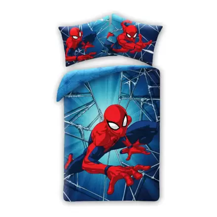Set husa de pilota Spider-Man Spider-Man crawling 140 x 200 cm / 70 x 90 cm poza produsului