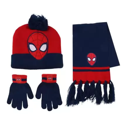 Marvel Spiderman set de iarna caciula cagula si manusi poza produsului