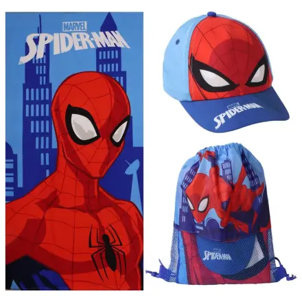 Marvel Spiderman set prosop + geanta + sapca poza produsului