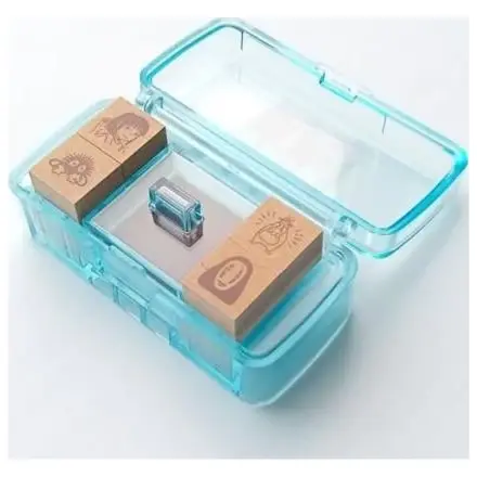 Spirited Away Chihiro in the train Set de timbre albastre poza produsului