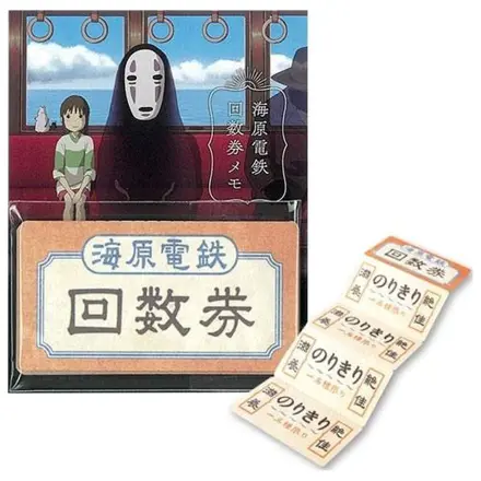 Spirited Away Mini Carnetel de Notite Bloc Bilete de Tren poza produsului