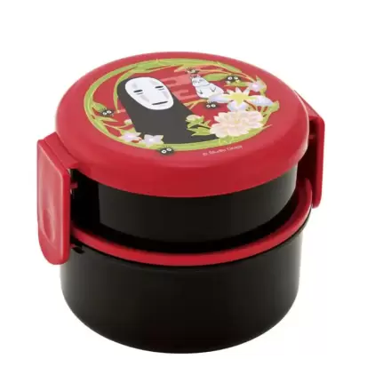 Cutie de prânz rotundă cu două straturi Spirited Away No Face Roșu Închis termékfotója