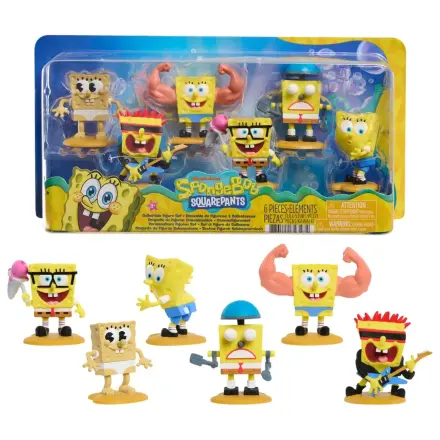 SpongeBob pachet de figurine 6 piese poza produsului