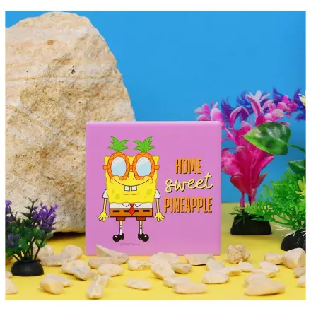 SpongeBob Home Sweet Pineapple Ceramic Square Suport pahare patrat poza produsului