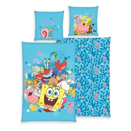 SpongeBob Squarepants lenjerie de pat 135 x 200 cm poza produsului