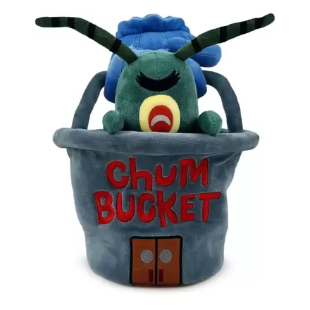 SpongeBob SquarePants Figurina de pluș Plankton Chum Bucket 22 cm termékfotója