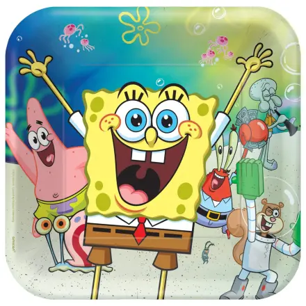 SpongeBob Laugh Farfurii de hârtie 8 bucati 23 cm poza produsului
