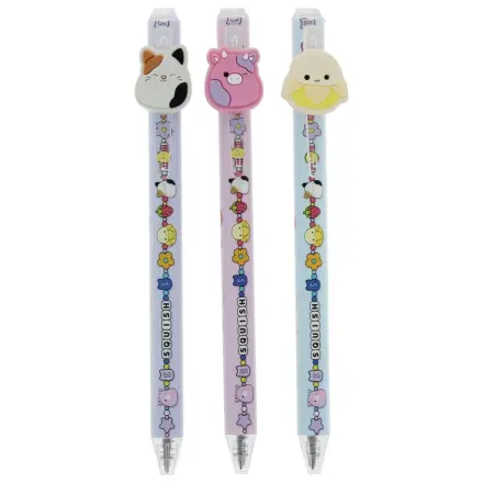 Squishmallows Erasable Gel Pen 3-Pack pixuri cu gel, pachet de 3 bucati poza produsului