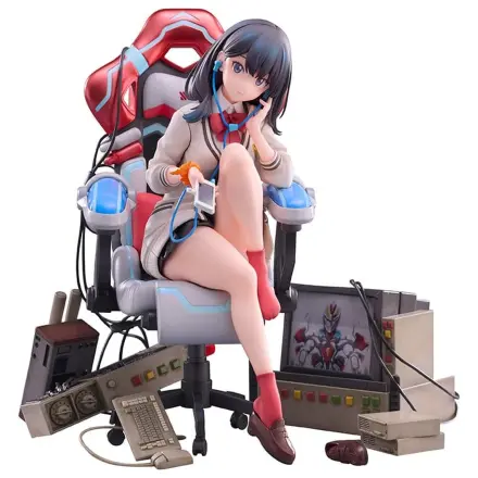 SSSS. Gridman Universe F:NEX PVC Statuie Rikka Takarada Gaming Chair Ver. 19 cm poza produsului