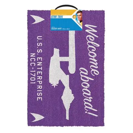 Star Trek Covoraș de ușă Welcome Aboard 40 x 60 cm poza produsului