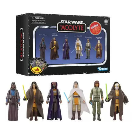 Star Wars: Acolyte Retro Collection Figurina de actiune pachet de 6 bucati 10 cm poza produsului