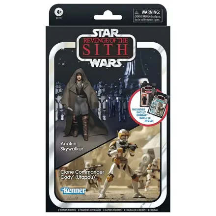 Star Wars Anakin Skywalker si Clone Commander Cody Utapau pack figurina 9.5cm poza produsului