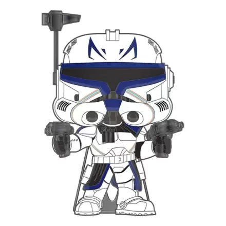 Star Wars Clone Wars Loungefly POP! Pin Emailat Căpitanul Rex (Strălucește-în-Întuneric) 10 cm poza produsului