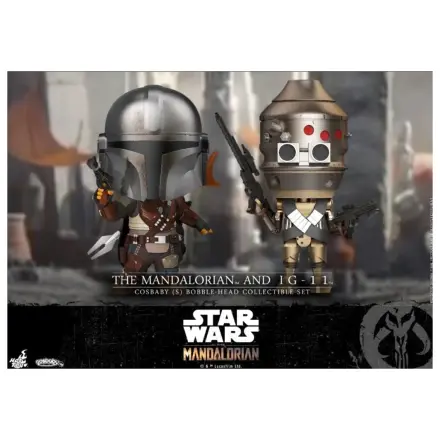Set Star Wars Cosbaby Wave 3 Mandalorian & IG-11 poza produsului