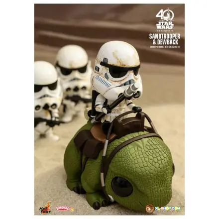 Figurina Star Wars Cosbaby Wave 5 Sandtrooper & Dewback poza produsului