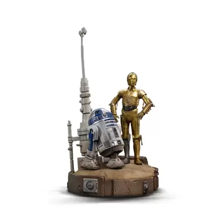Statuie Star Wars Deluxe Art Scale 1/10 C-3PO & R2D2 31 cm poza produsului