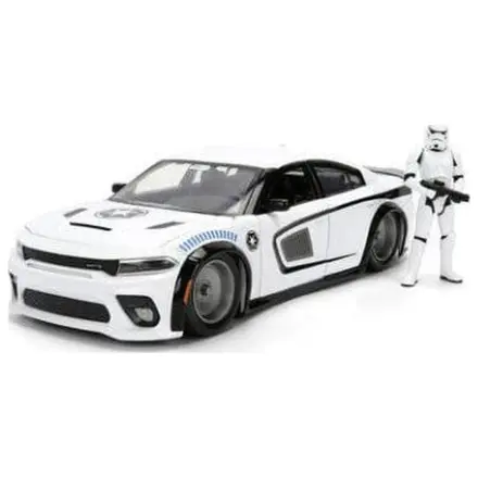 Star Wars Model Diecast 1:24 Stormtrooper Dodge Charger SRT Hellcat poza produsului