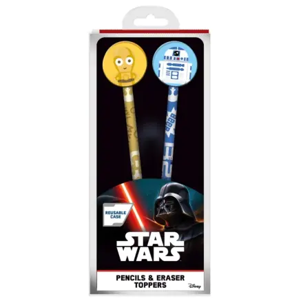 Star Wars creioane si Toppers Pachet de 2 bucati (Droids) poza produsului