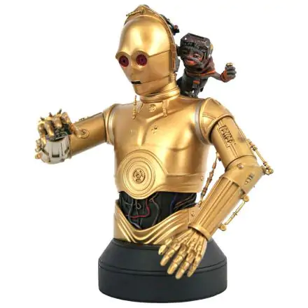 Star Wars Episode IX C-3PO and Babu Frik bust statuetă 15cm termékfotója