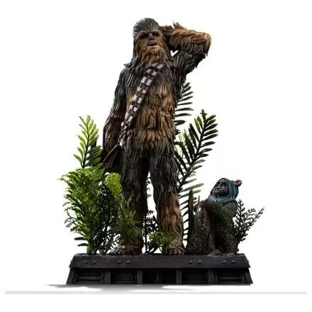 Star Wars Episode VI Art Scale Statuie 1/10 Chewbacca and Tokkat 22 cm poza produsului