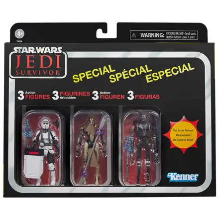 Star Wars Jedi: Survivor Vintage Collection Gaming Greats Figurina de actiune pachet de 3 piese 2022 Special 10 cm poza produsului