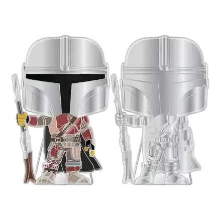 Star Wars Loungefly POP! Insignă Emailată Mando 10 cm poza produsului