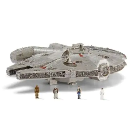Star Wars Micro Galaxy Squadron Vehicul cu funcții cu figurine Millennium Falcon 22 cm poza produsului