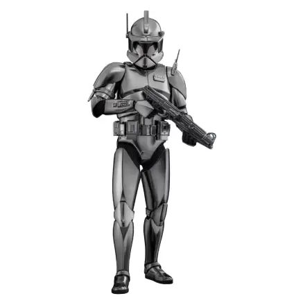 Star Wars Movie Masterpiece Figurina de acțiune 1/6 Commander Cody (Chrome Version) Hot Toys Exclusive 30 cm poza produsului