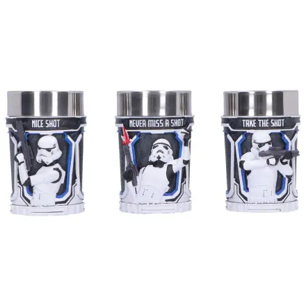 Star Wars Stormtrooper Set de 3 pahare de shot poza produsului