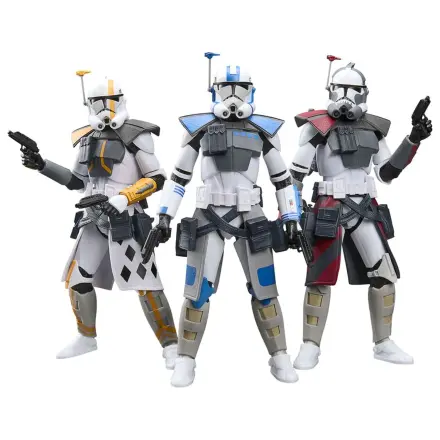 Star Wars The Black Series Star Wars The Clone Wars set 3 figurine 15cm poza produsului