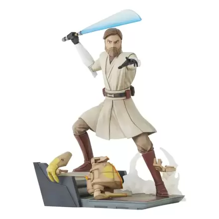 Star Wars: The Clone Wars Statuie PVC Deluxe Gallery General Obi-Wan Kenobi 23 cm termékfotója