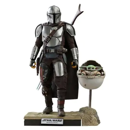 Star Wars The Mandalorian figurina de actiune pachet de 2 bucati 1/6 The Mandalorian & The Child Deluxe 30 cm poza produsului