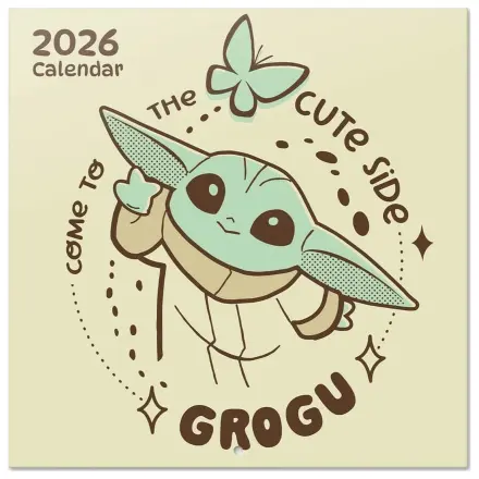 Star Wars The Mandalorian and Grogu Calendar de perete 2027 30 x 30 cm poza produsului