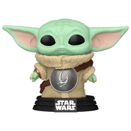 Star Wars: The Mandalorian and Grogu Funko POP! Figurină Vinyl Bobblehead Grogu 9 cm poza produsului
