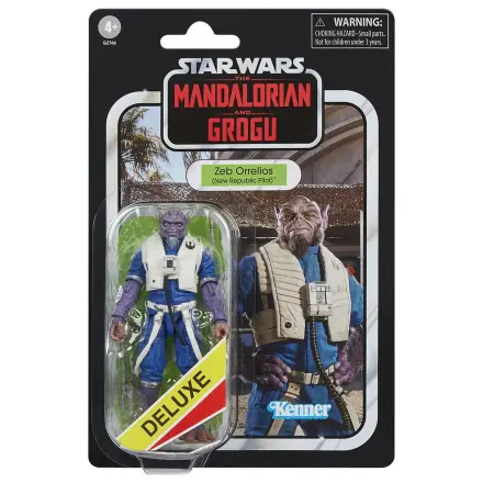 Star Wars The Mandalorian And Grogu Kenner Zeb Orrelios figurina Deluxe 9.5cm poza produsului