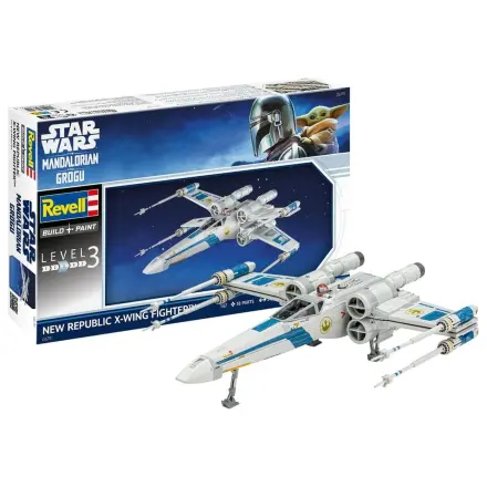 Star Wars The Mandalorian and Grogu Revell Model Kit 1/57 New Republic X-Wing Fighter 22 cm poza produsului