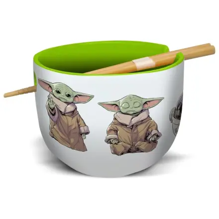 Star Wars: The Mandalorian Bol de Ramen cu bețisoare Grogu poza produsului
