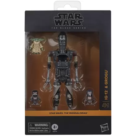 Star Wars The Mandalorian IG-12 & Grogu set figurine 15cm termékfotója