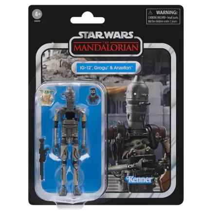 Star Wars The Mandalorian IG-12 Grogu & Anzellan figurină 9,5cm termékfotója