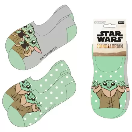 Star Wars: The Mandalorian no-show socks pachete de 2 38-45 poza produsului