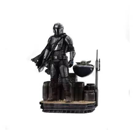 Star Wars The Mandalorian Statuie la Scară 1/10 Din Djarin și Din Grogu 21 cm poza produsului