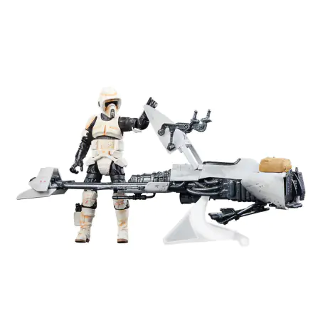 Star Wars: The Mandalorian Vintage Collection Vehicul cu Figurine Motocicletă Speeder cu Scout Trooper & Grogu termékfotója